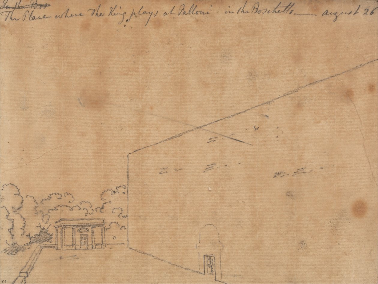 The Place where the King Plays at Palloni by John Robert Cozens