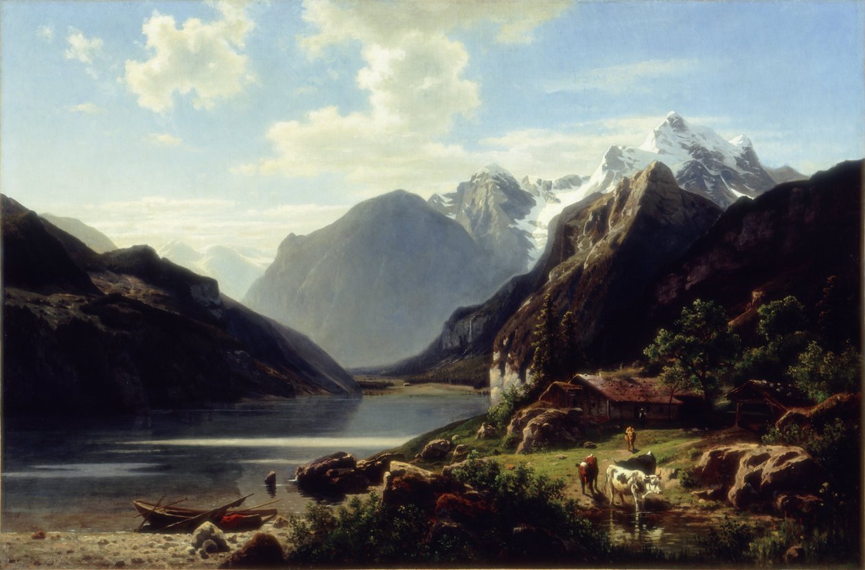 Evening at the Lake Shore by John Robinson Tait