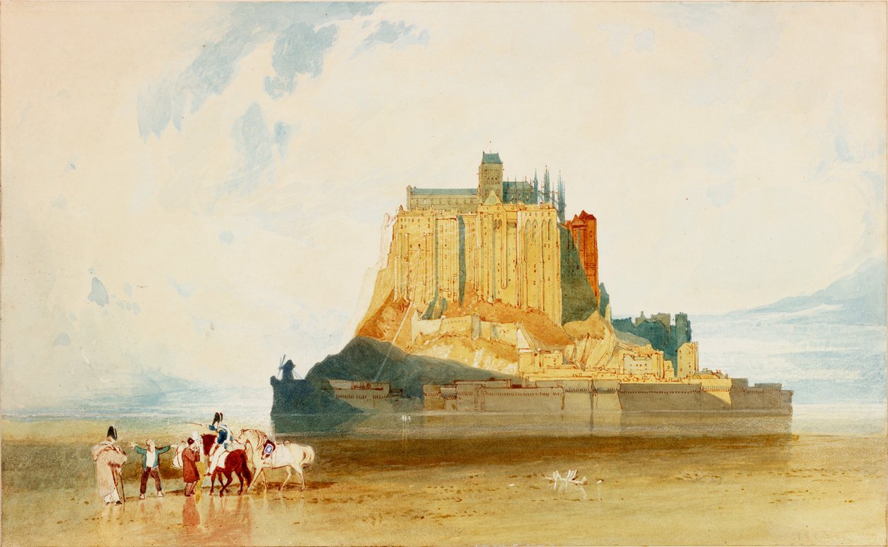 Mont St Michel by John Sell Cotman