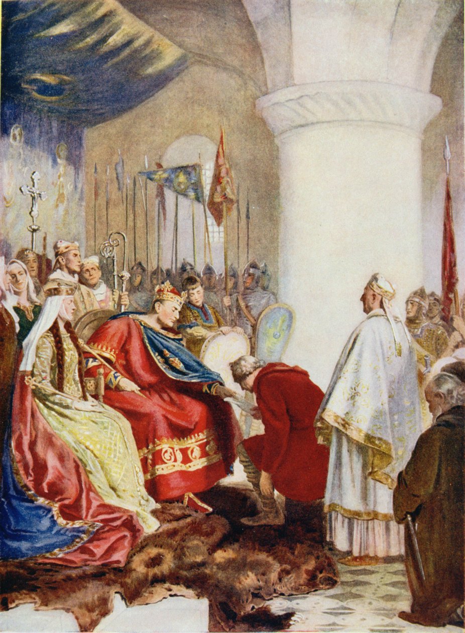 William granting a charter to the City of London by John Seymour Lucas