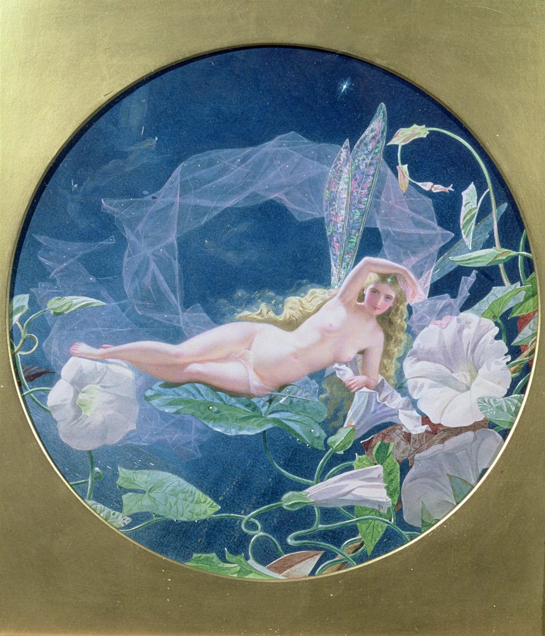 Titania Lying on a Leaf by John Simmons