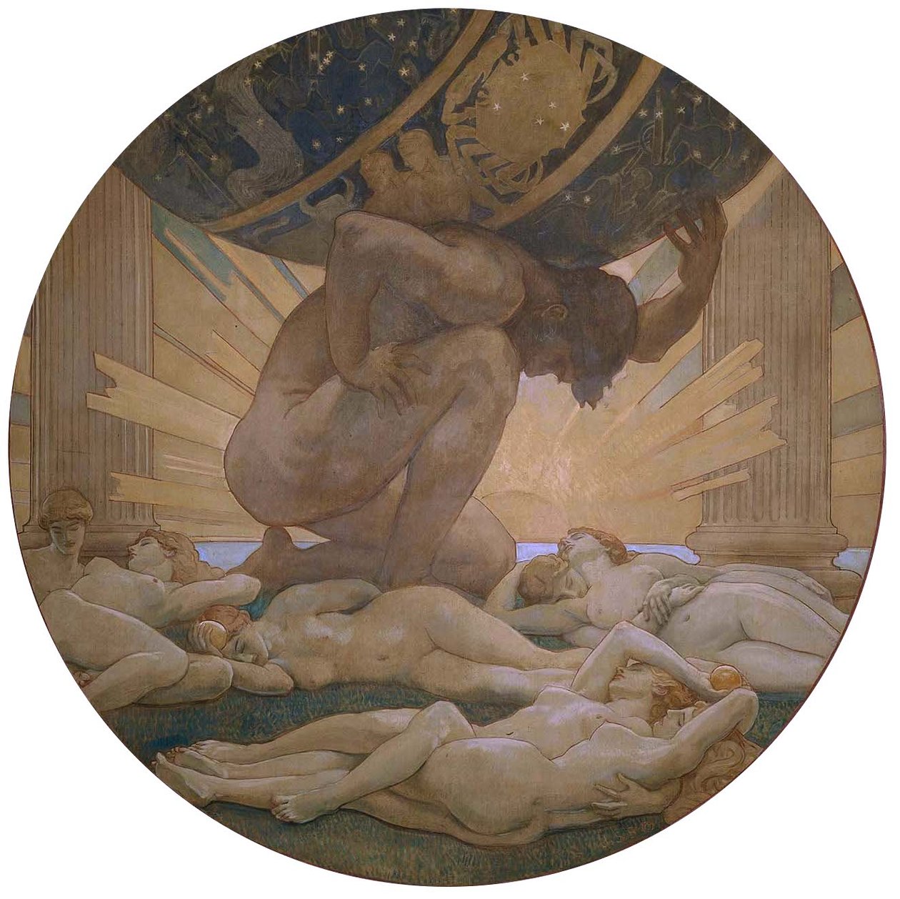 Atlas and the Hesperides by John Singer Sargent