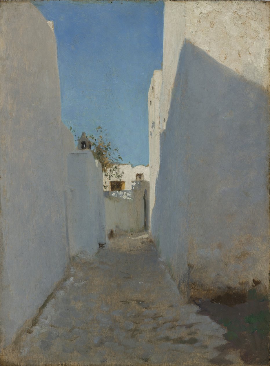 A Moroccan Street Scene by John Singer Sargent