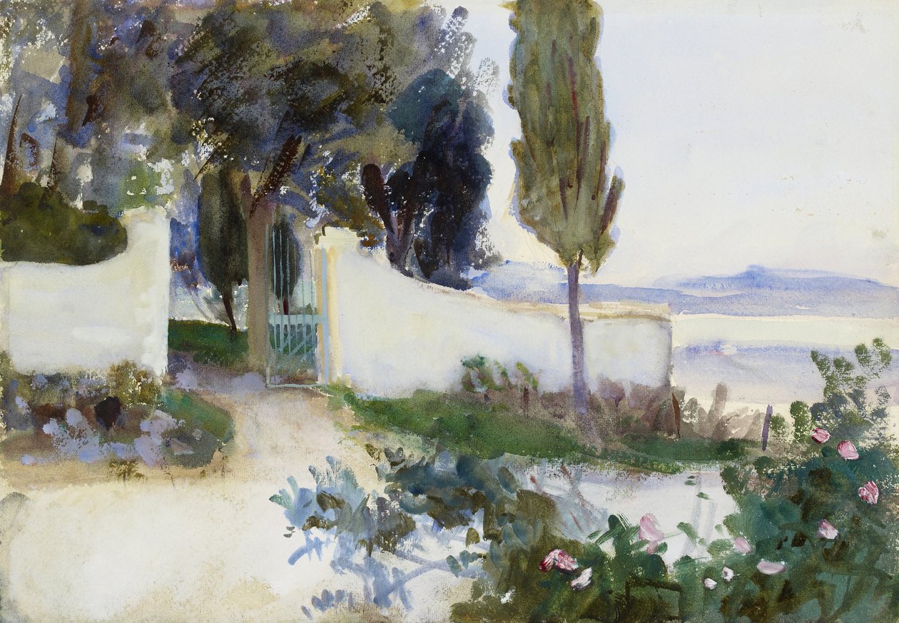 Gates of a Villa in Italy by John Singer Sargent