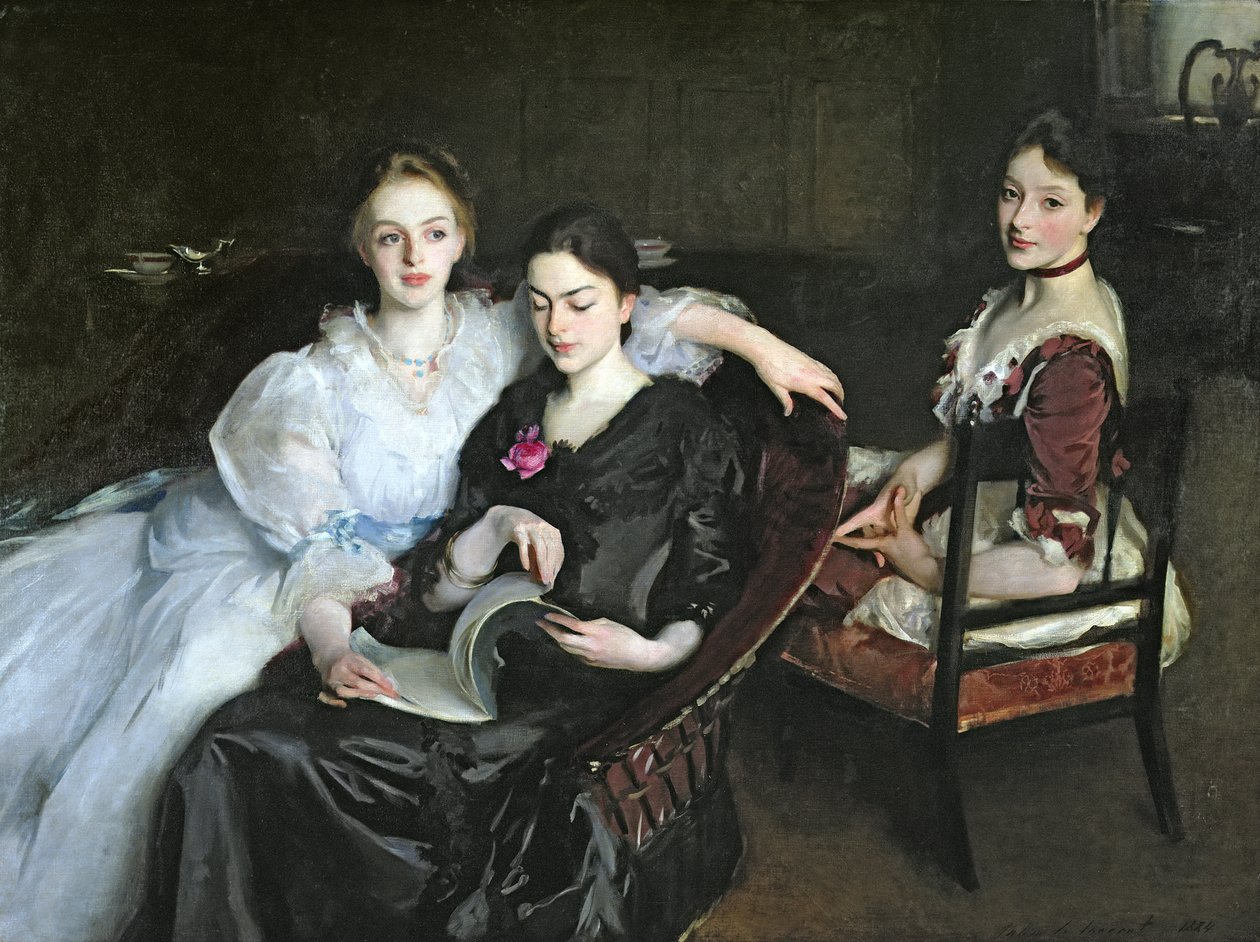 The Misses Vickers, 1884 by John Singer Sargent