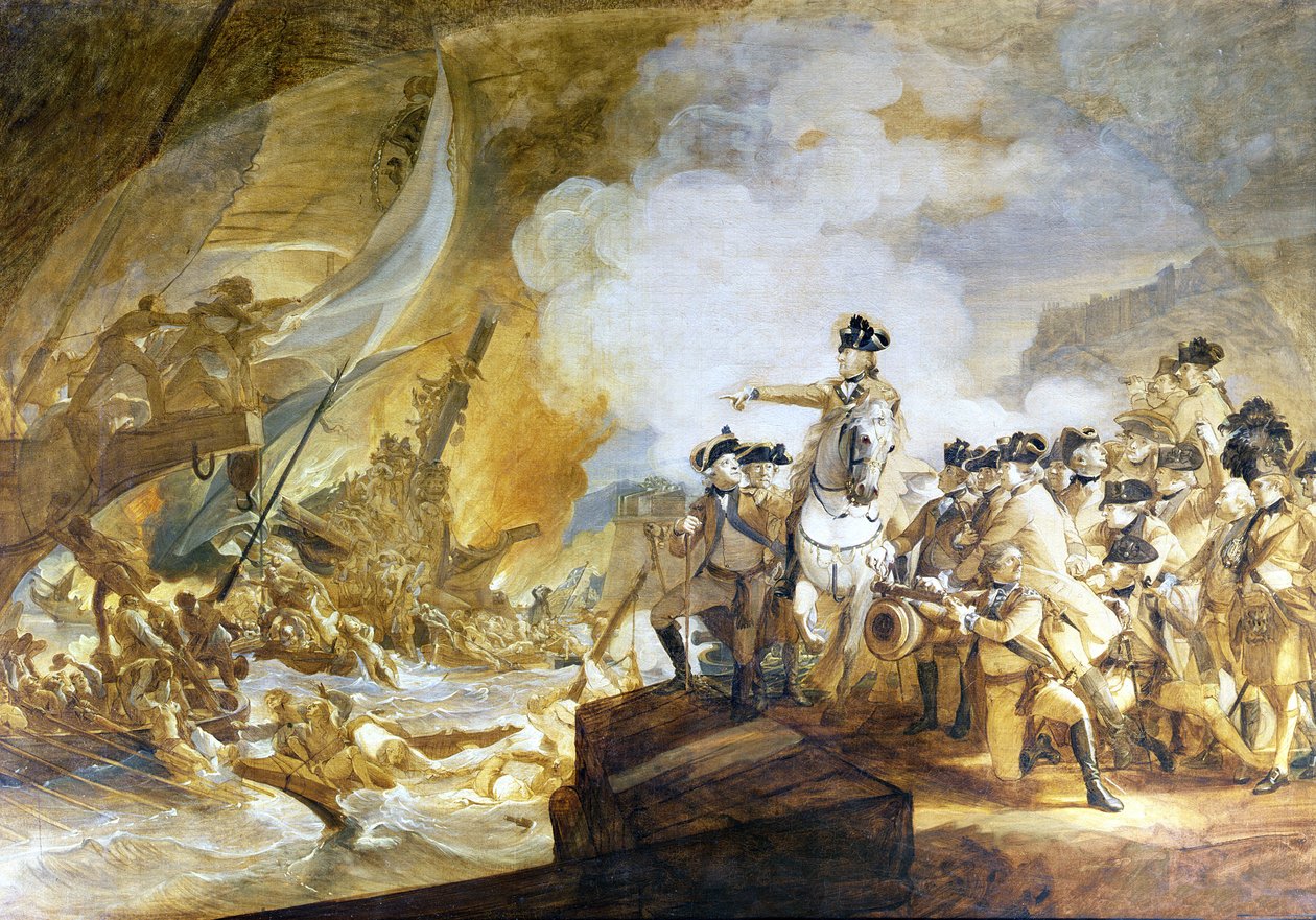 The Siege and Relief of Gibraltar, 14th September 1782 by John Singleton Copley