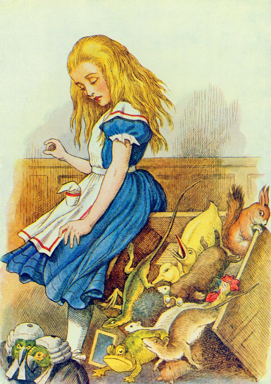 Alice Upsets the Jury-Box, Illustration from 