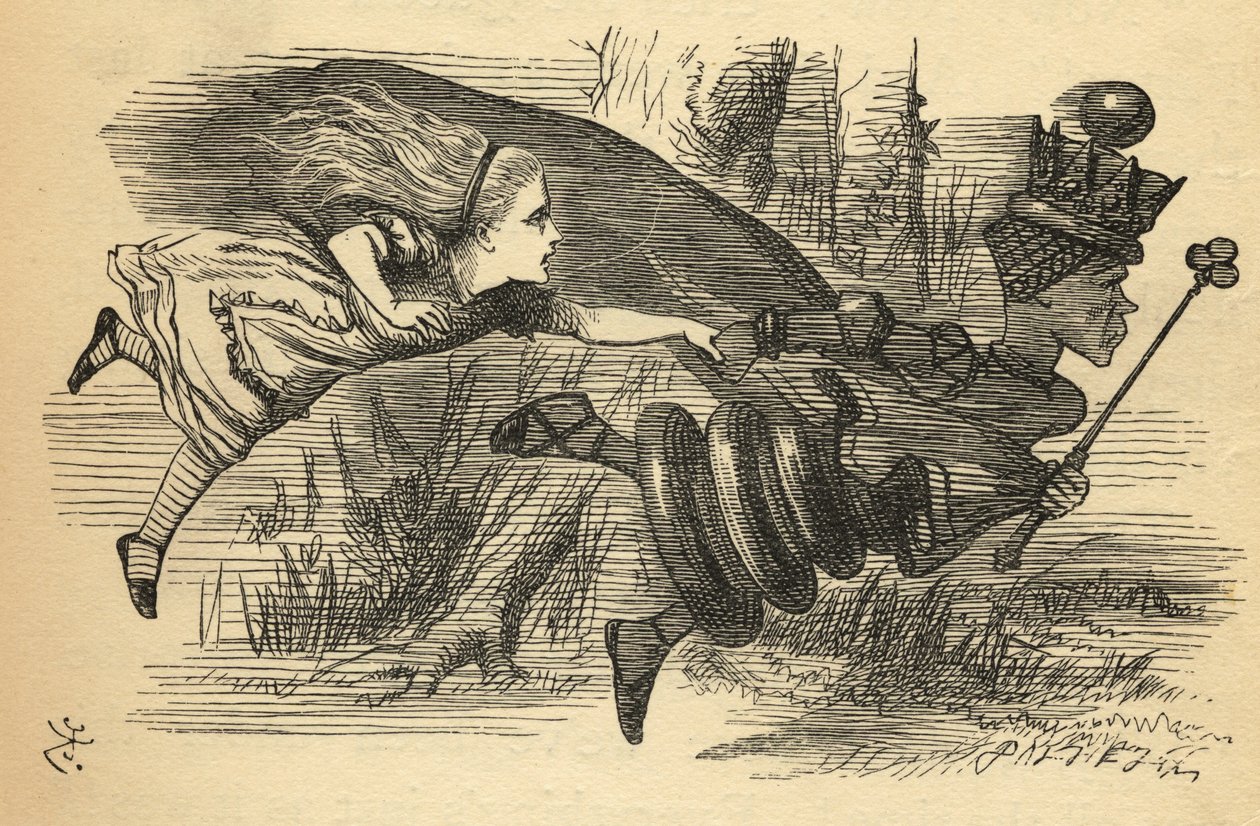 Alice and the Red Queen, illustration from 