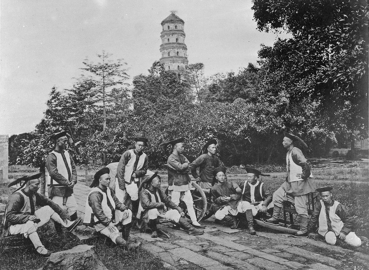 The Native Guard of Sir D.B Robertson, British Consulate, Canton, 1872 by John Thomson