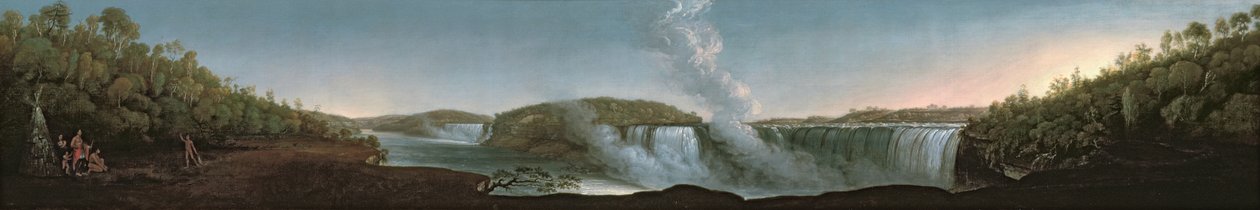 Niagara Falls from Under Table Rock, 1808 by John Trumbull
