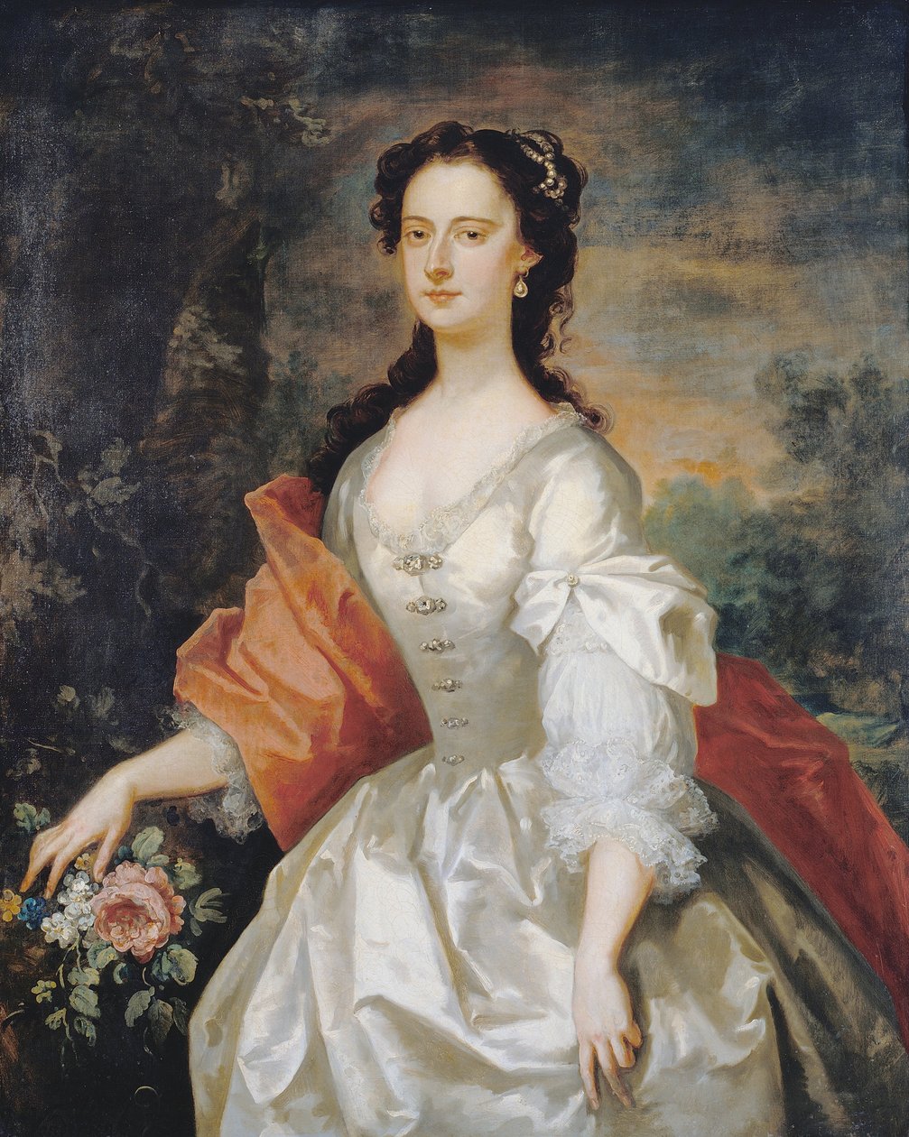 Portrait of a Woman in White by John Vanderbank