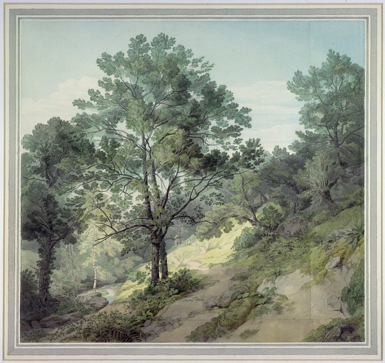 View near Cantonteign, Devon by John White Abbott