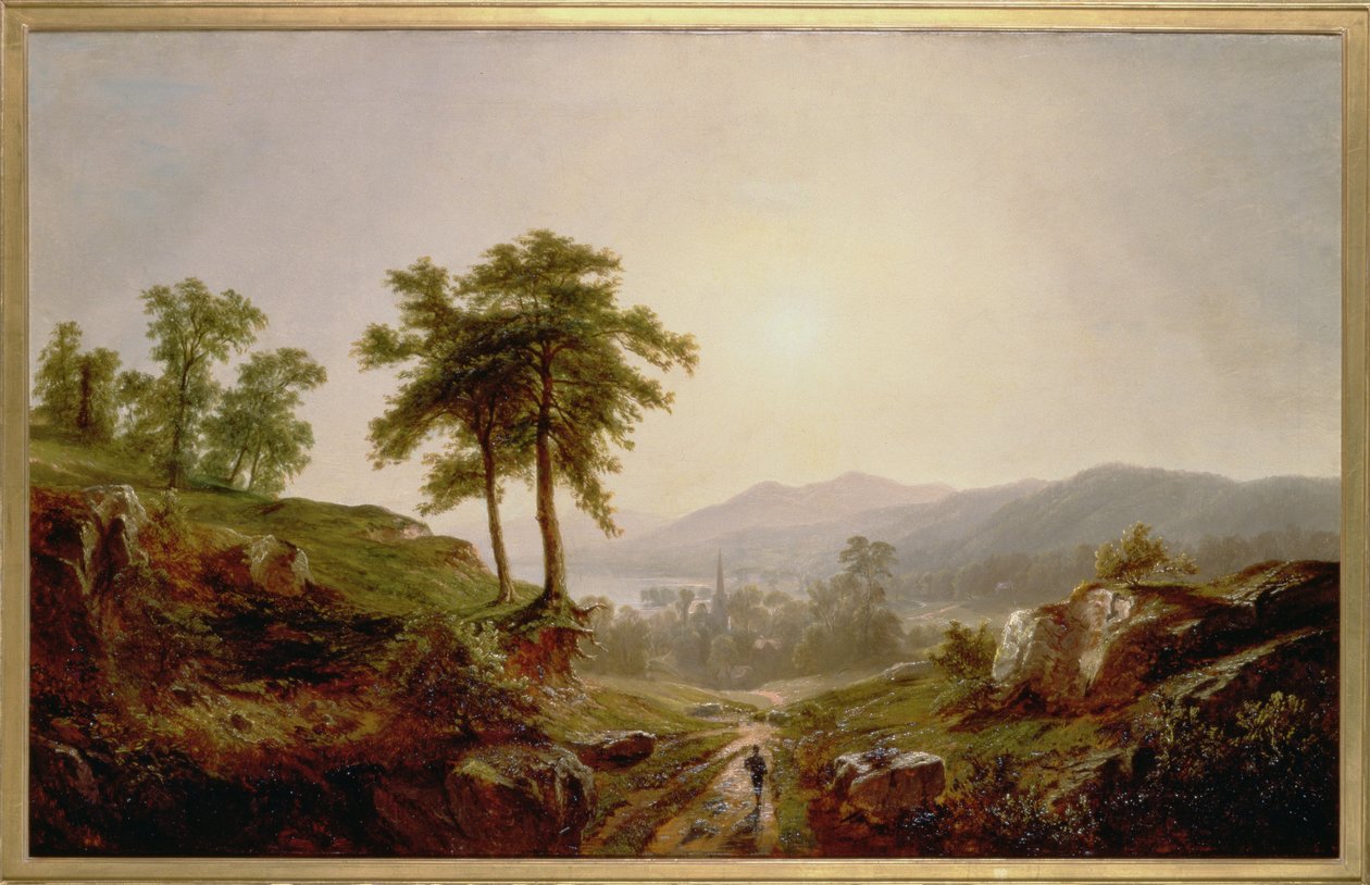 On the Path by John William Casilear