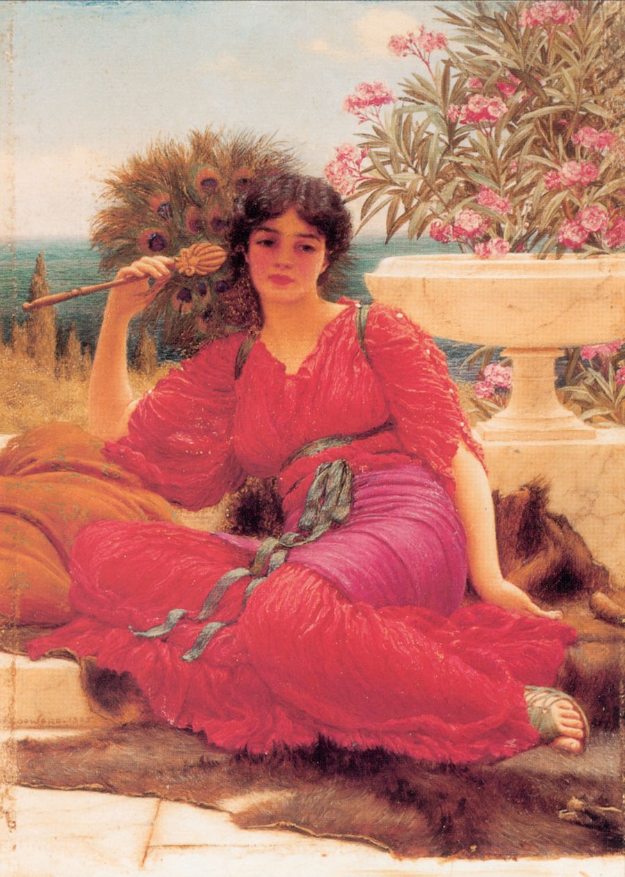 Flabellifera (oil study) by John William Godward