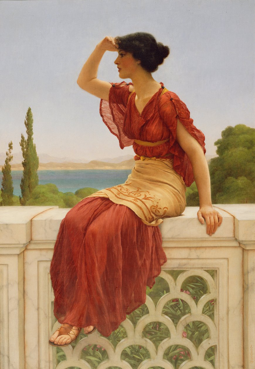 The Signal, 1899 by John William Godward