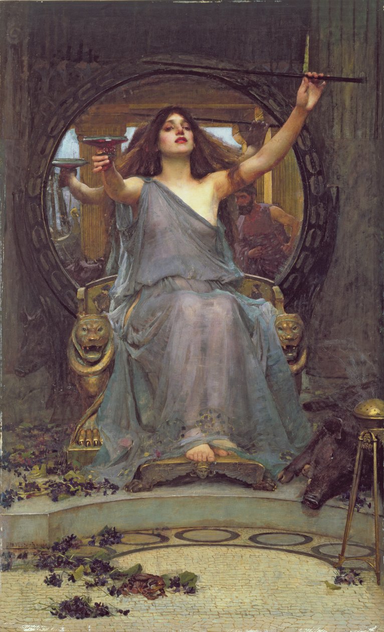 Circe Offering the Cup to Ulysses, 1891 by John William Waterhouse