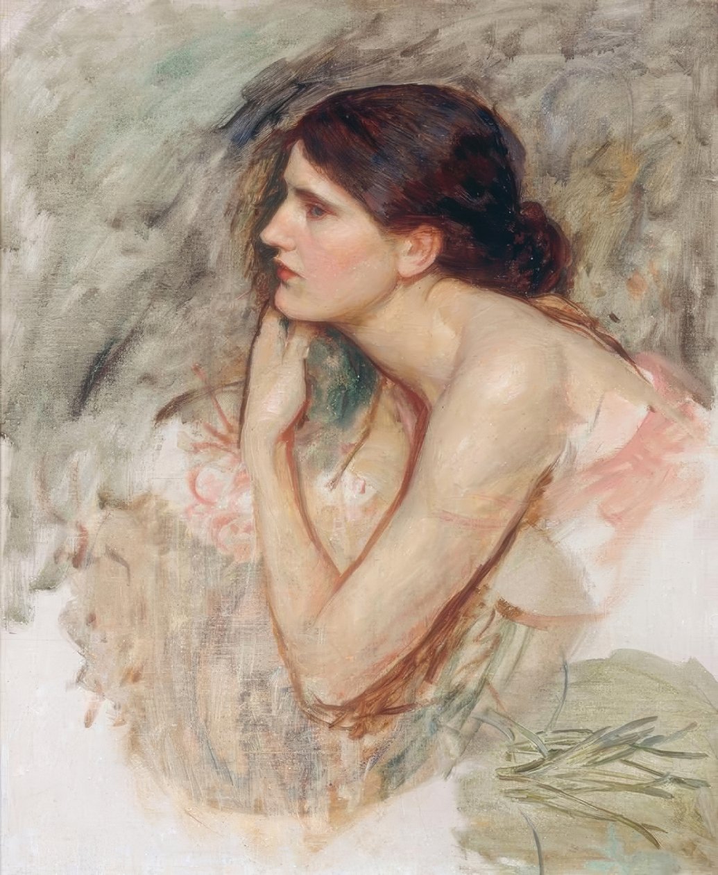 Study for The Sorceress by John William Waterhouse