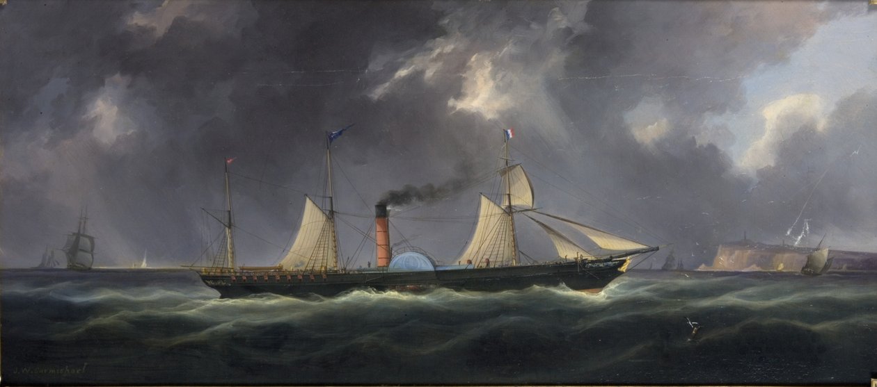 Leith and Newcastle Packet by John Wilson Carmichael