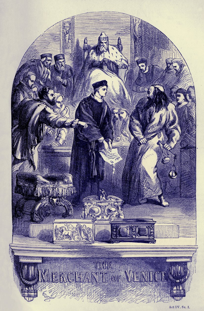Merchant of Venice by John (after) Gilbert