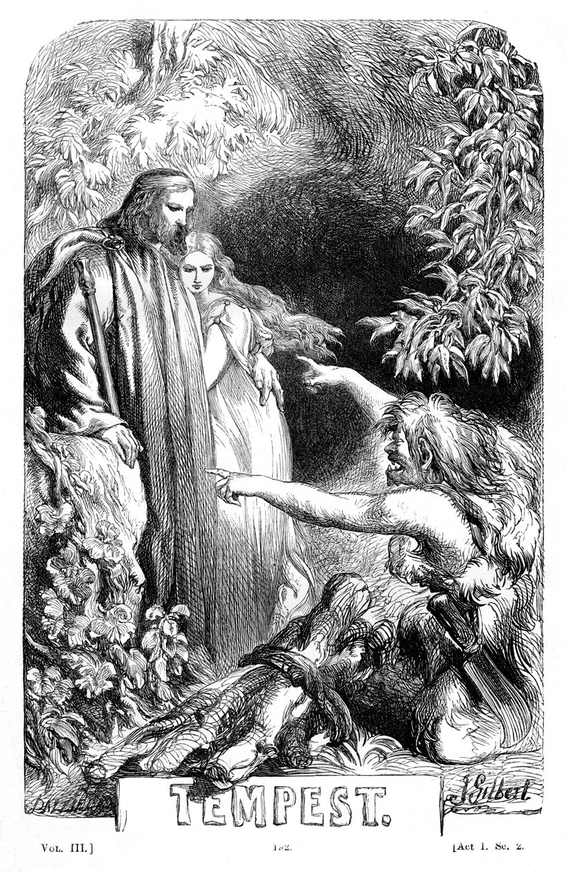 The Tempest by John (after) Gilbert