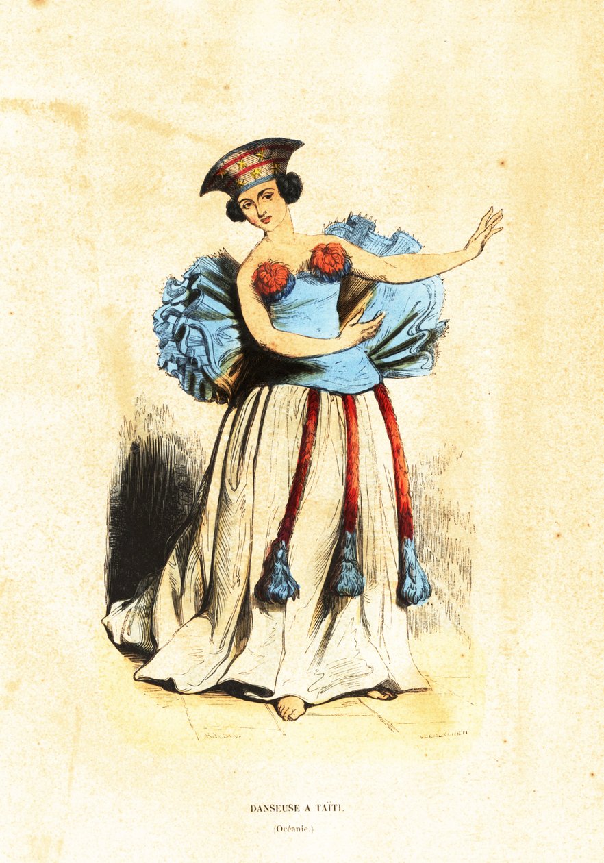 Dancing Woman on Tahiti by John (after) Webber