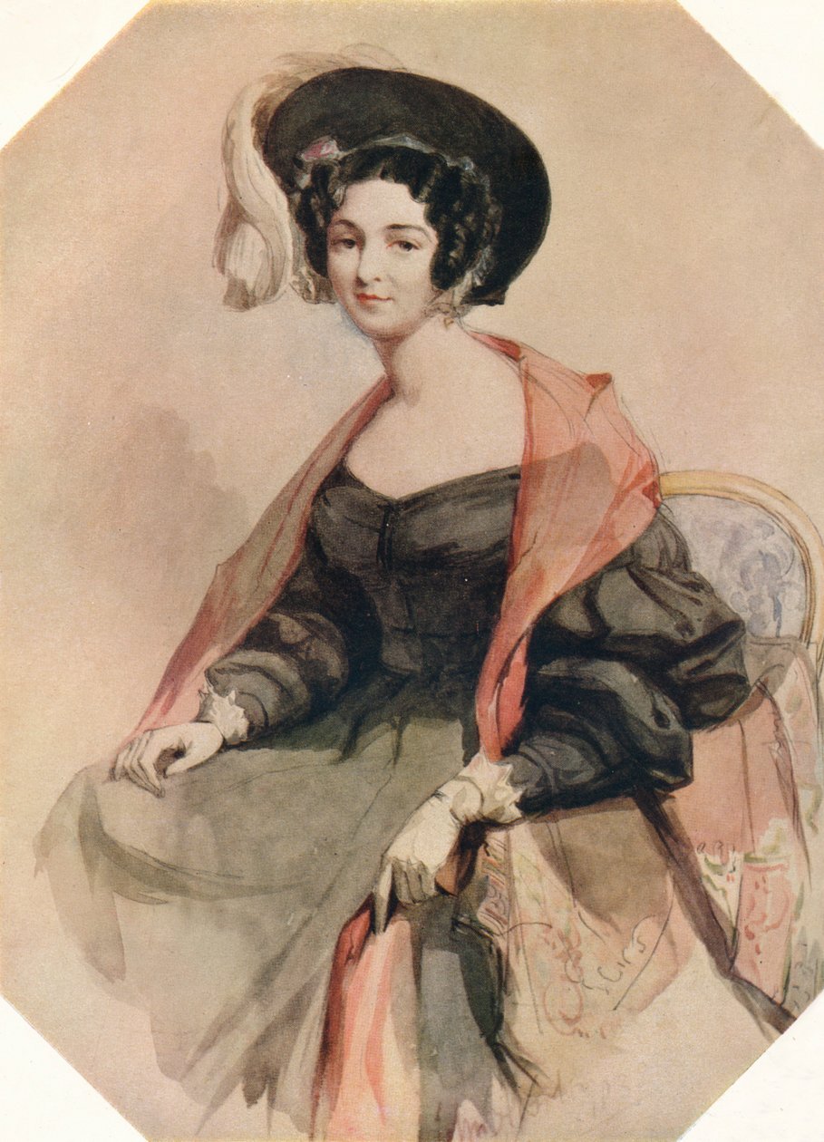 Portrait of a Lady by John Absolon