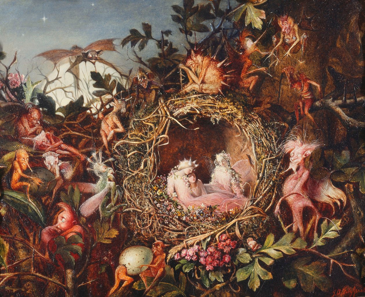 Fairies in a Bird