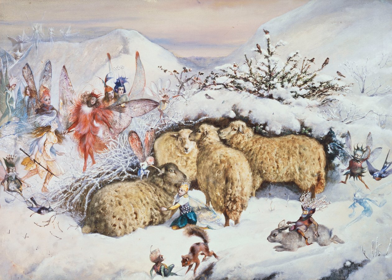 Fairies in the Snow by John Anster Fitzgerald