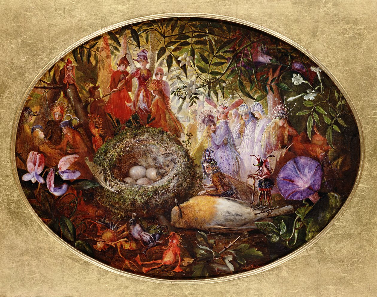 The Death of Cock Robin by John Anster Fitzgerald