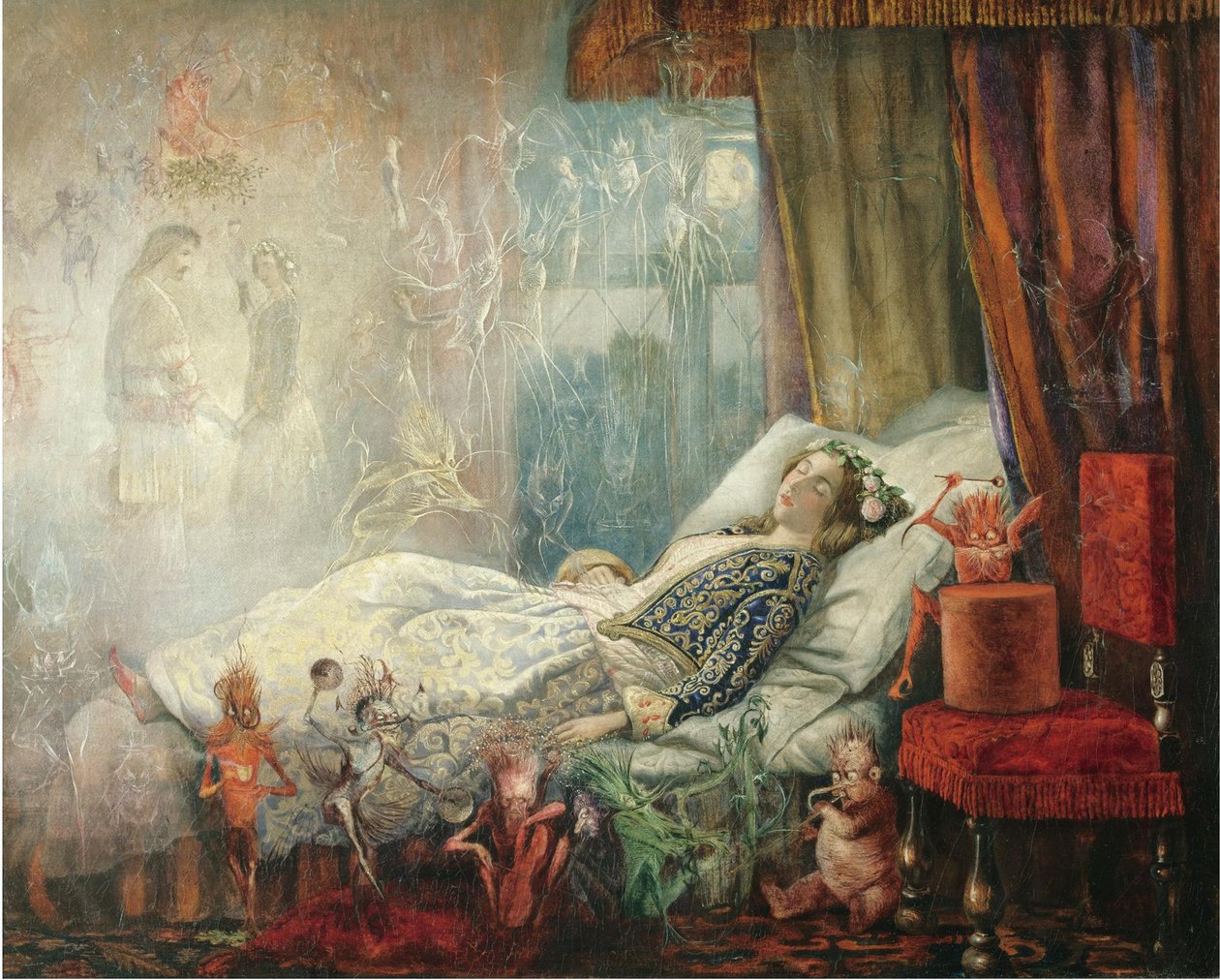 The Dream After the Masked Ball by John Anster Fitzgerald