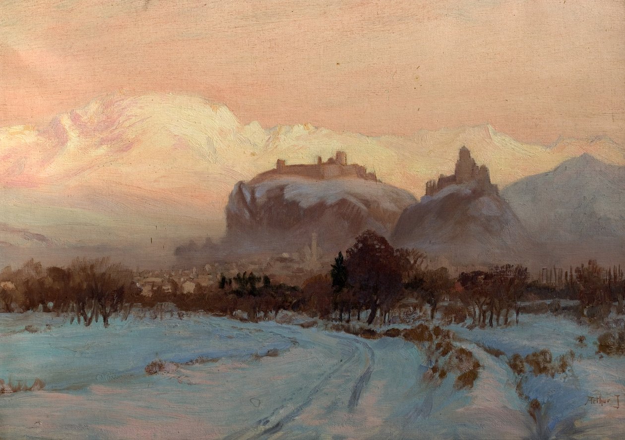 A Winter Scene by John Arthur Black