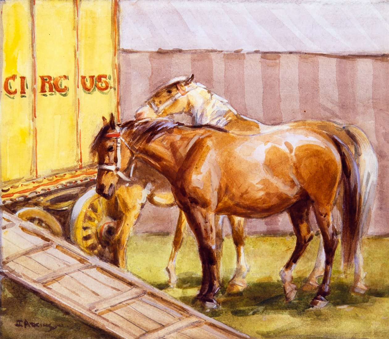 Circus Horses by John Atkinson