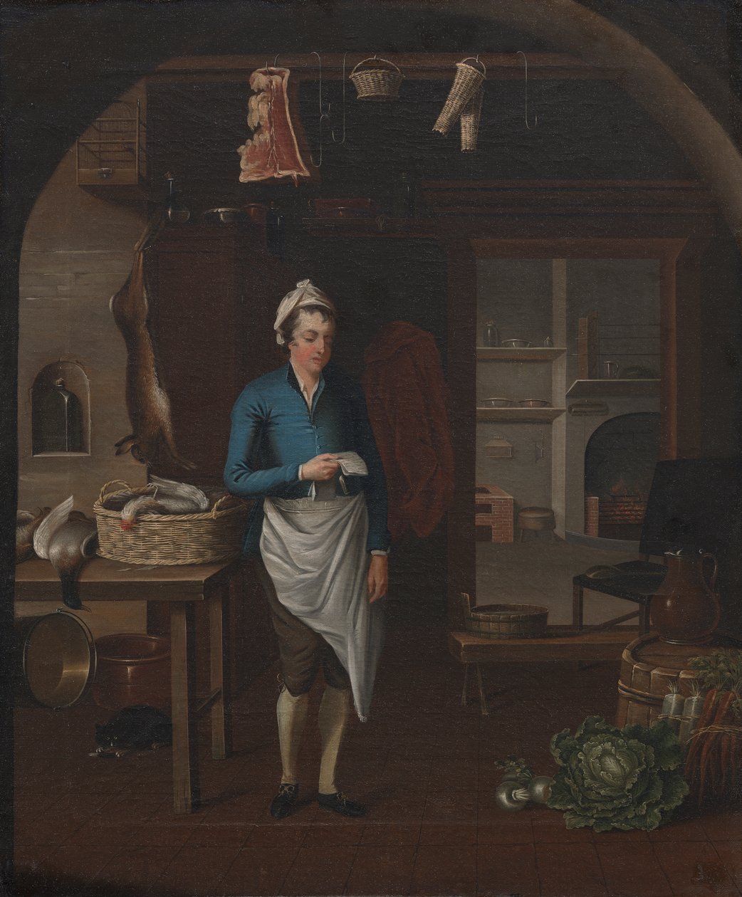 Kitchen Scene by John Atkinson