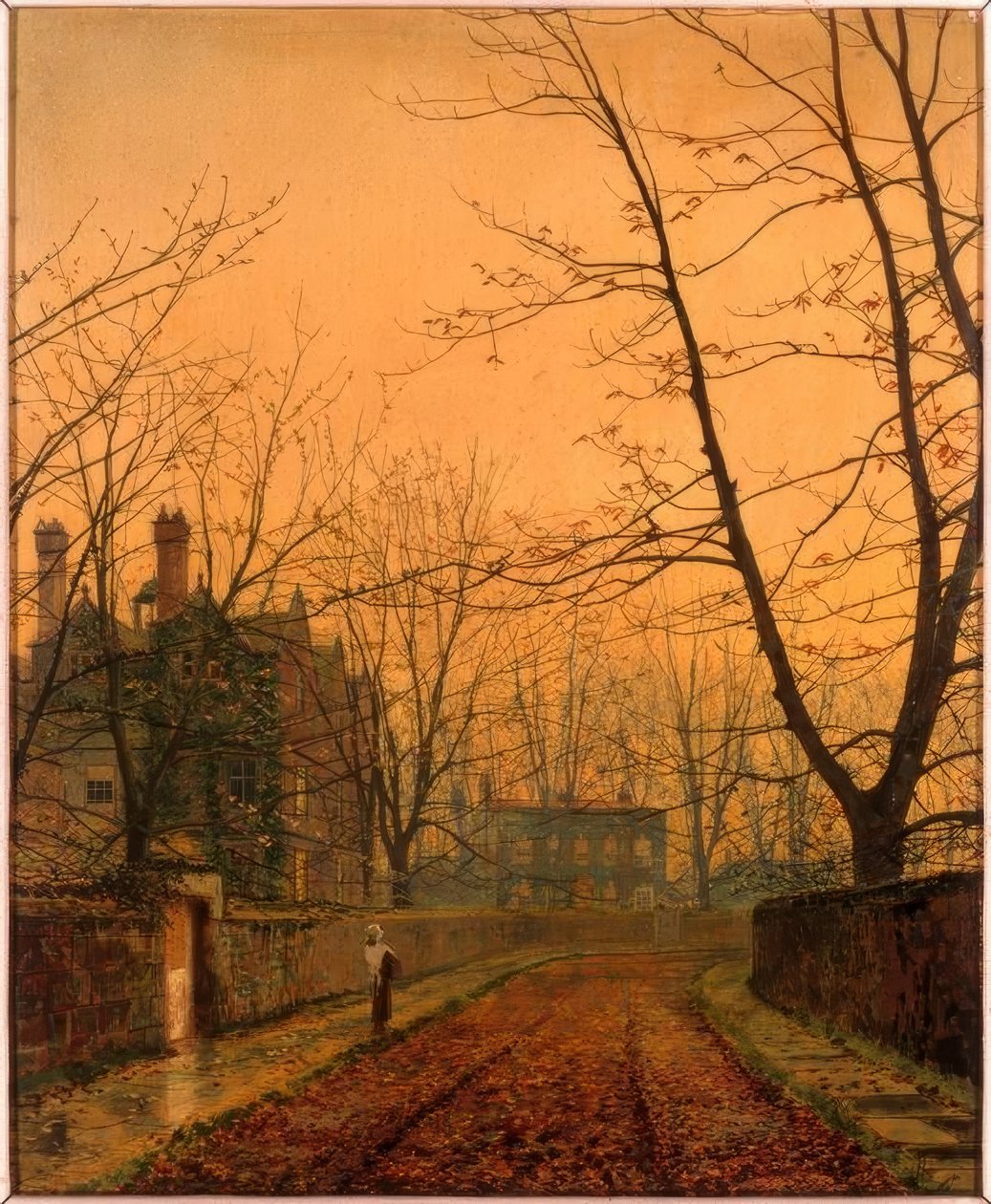 Hampstead – Autumn Gold by John Atkinson Grimshaw