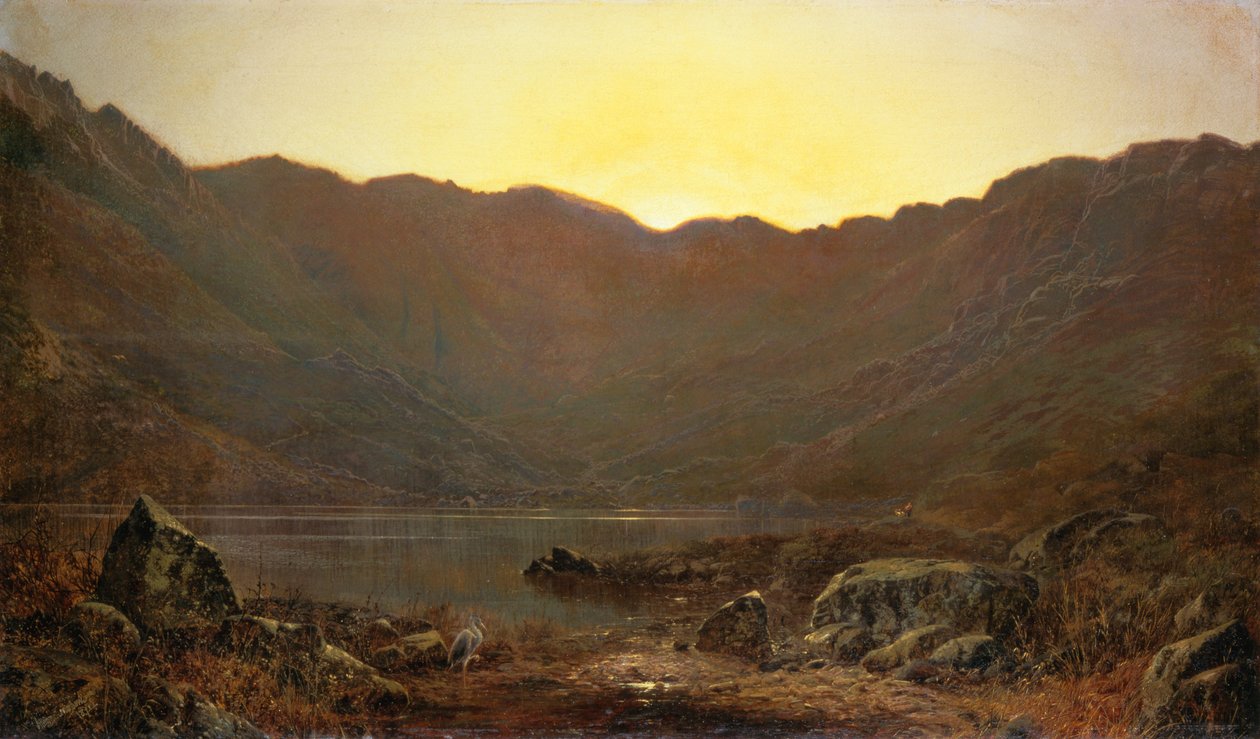 The Haunt of the Heron by John Atkinson Grimshaw
