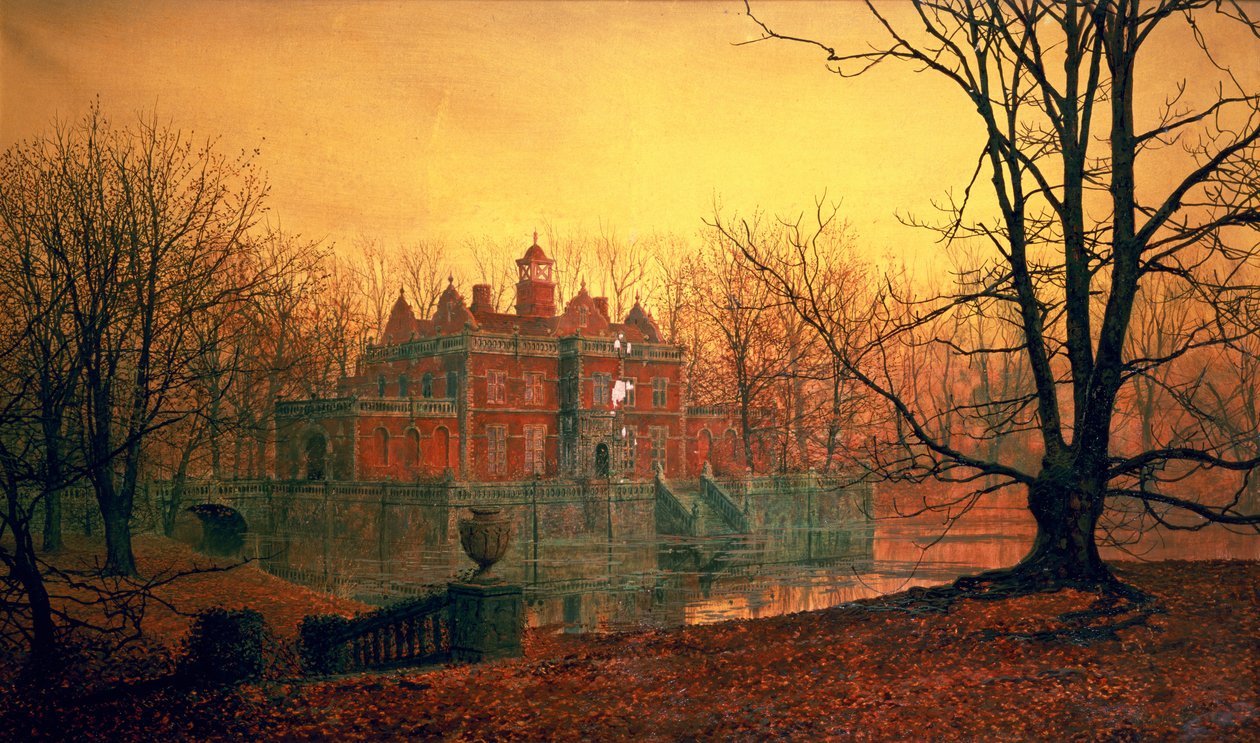 The Haunted House by John Atkinson Grimshaw