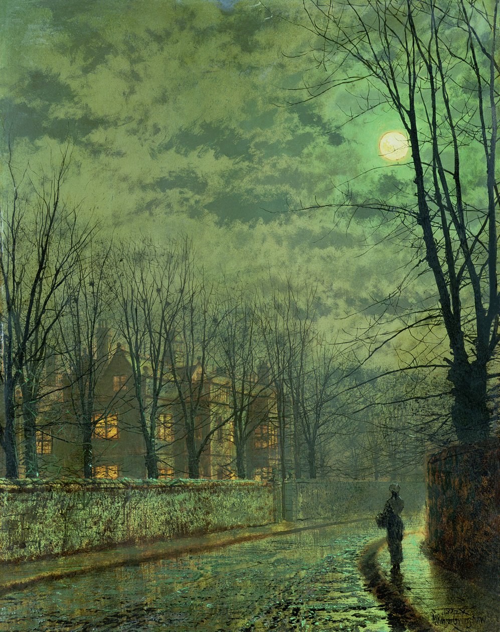 Unknown Image by John Atkinson Grimshaw