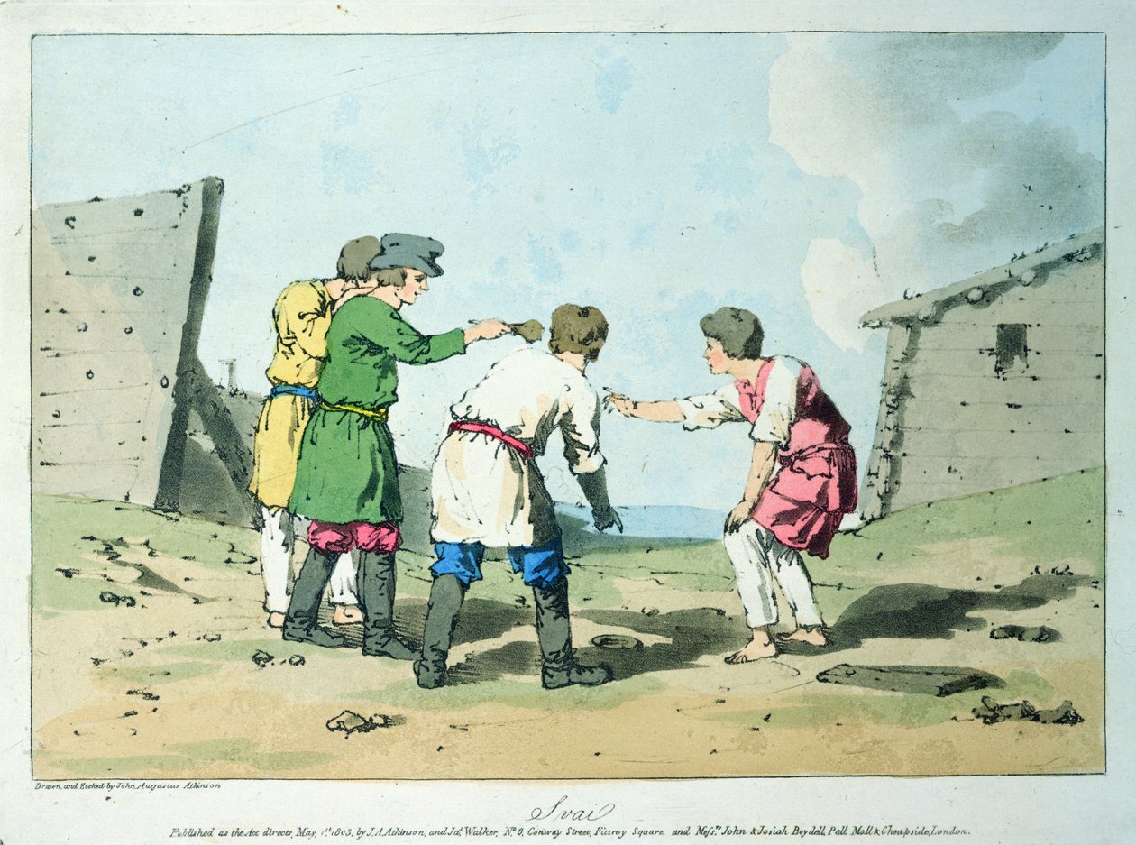 Svai Game, 1803 by John Augustus Atkinson