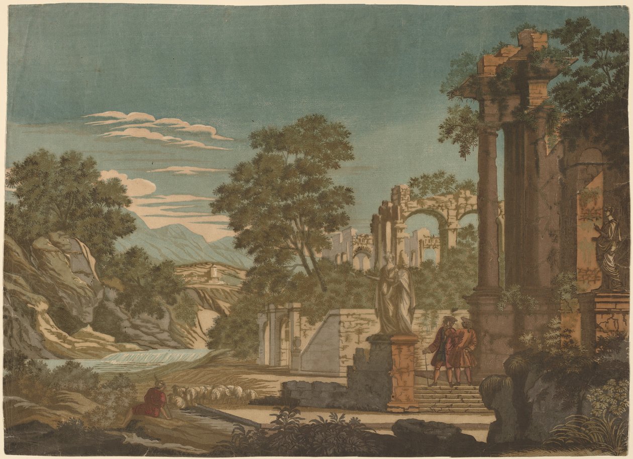 Ulysses and Polyphemus by John Baptist Jackson, Francesco Primaticcio