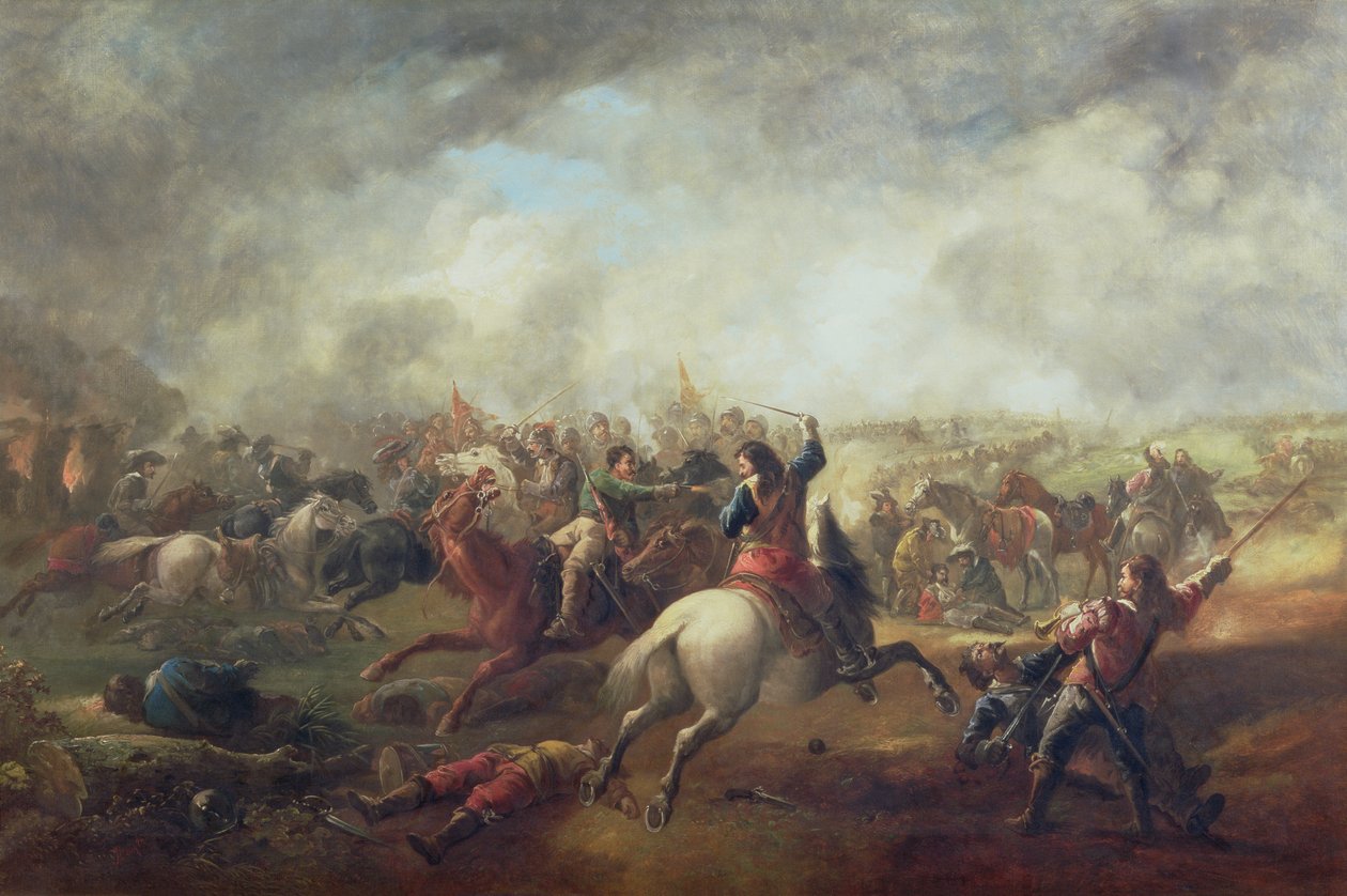 Battle of Marston Moor, 1644 by John Barker