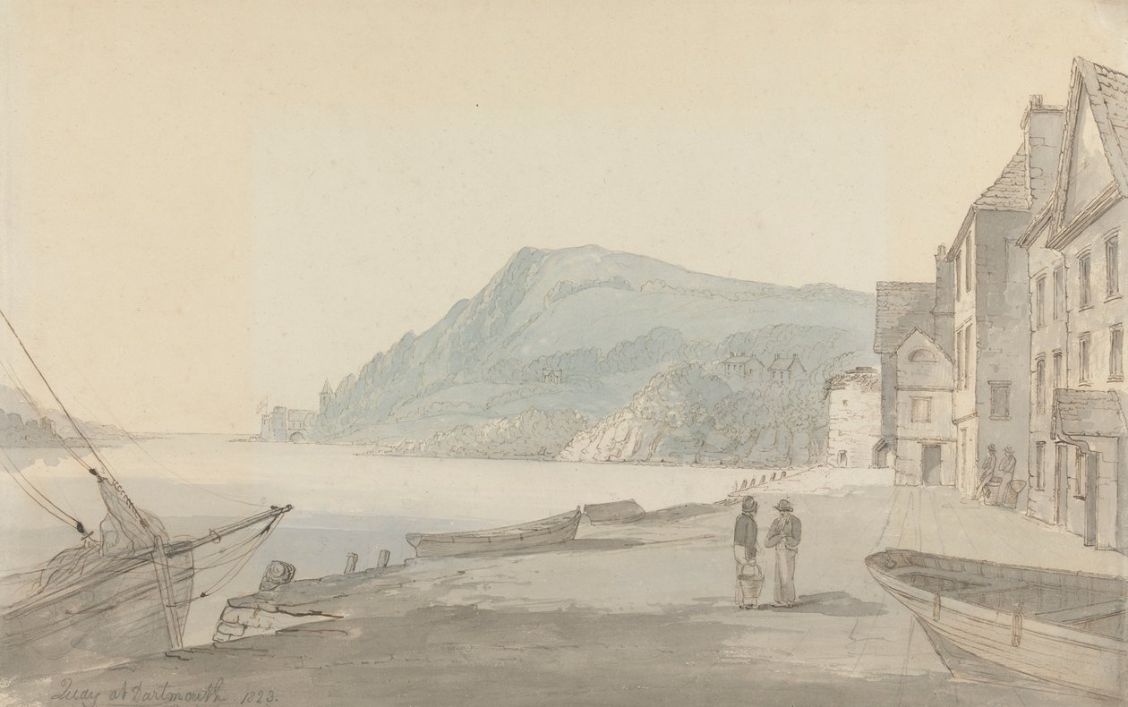 Quay at Dartmouth by John Baverstock Knight
