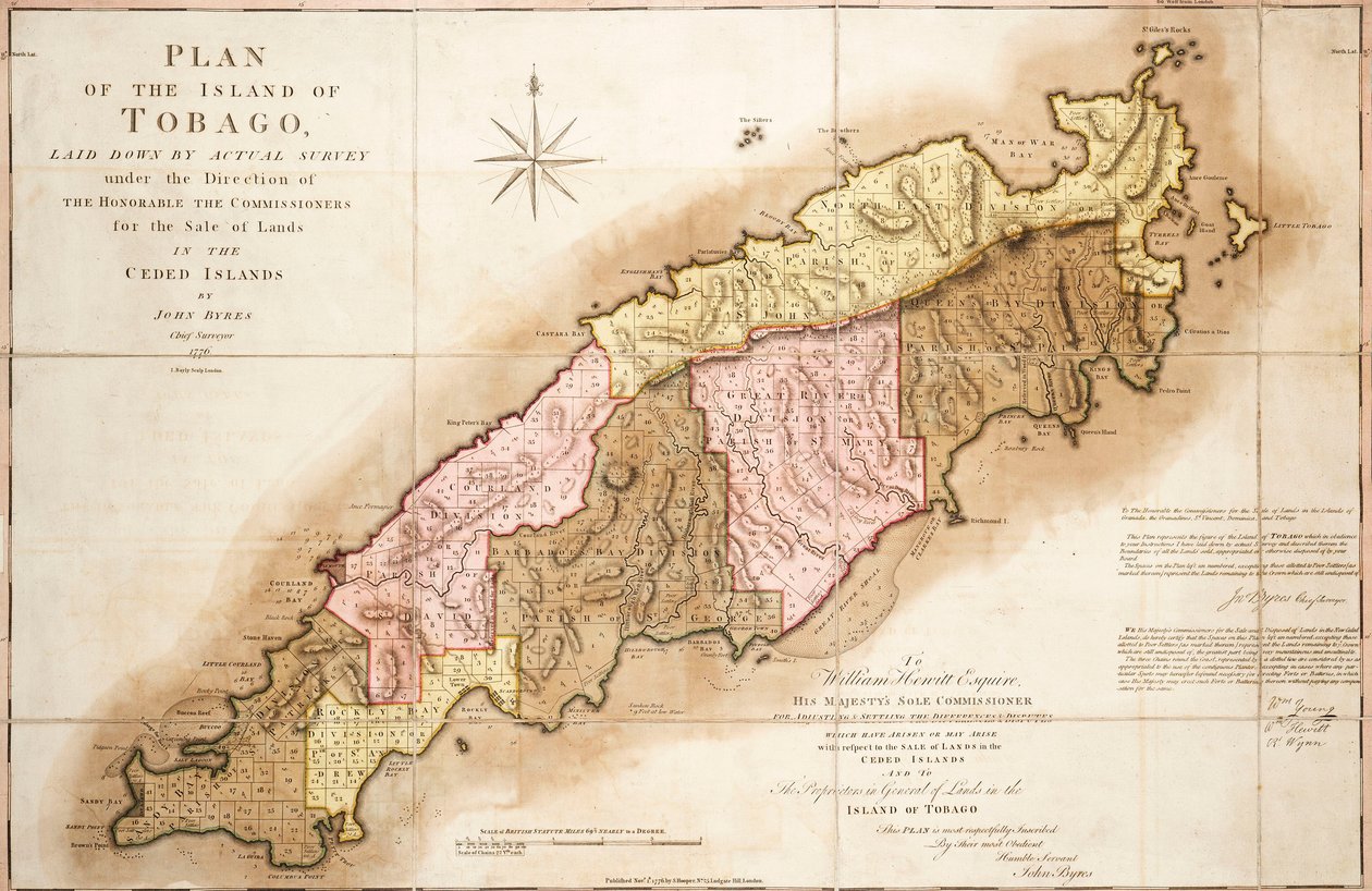 Plan of Tobago by John Bayly
