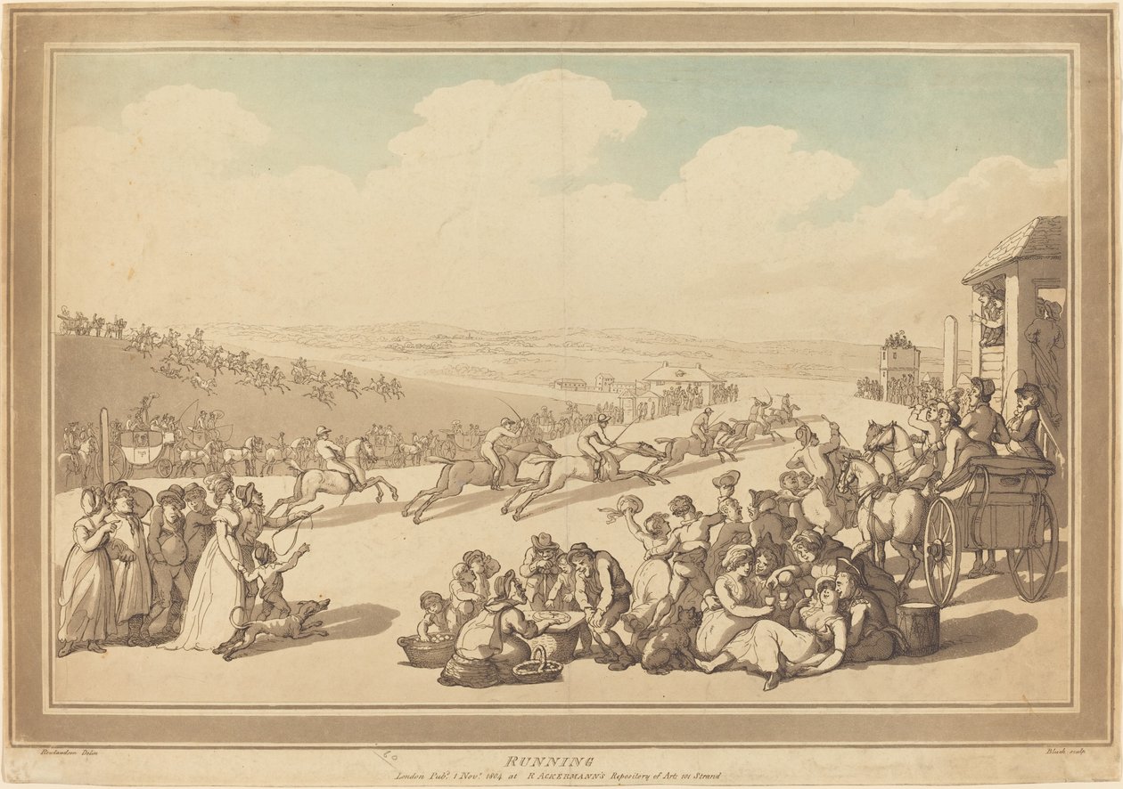 Running by John Bluck after Thomas Rowlandson