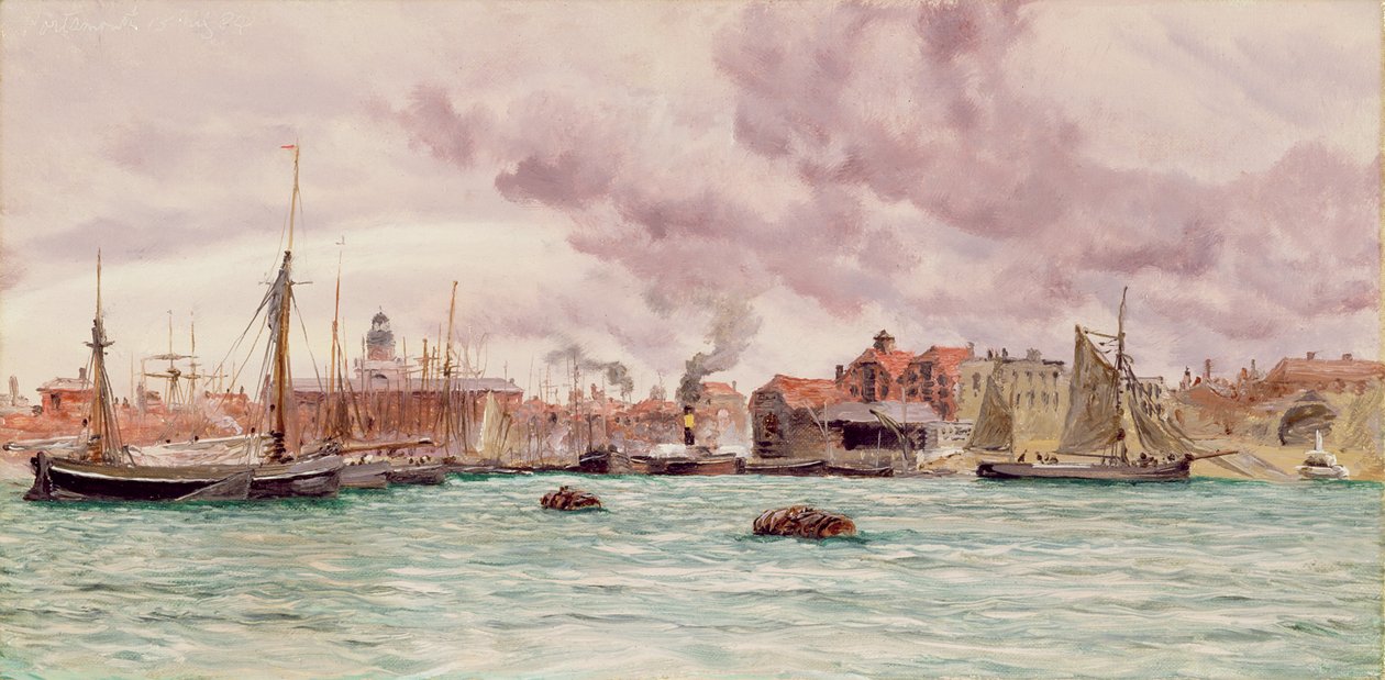 Portsmouth Harbour by John Brett