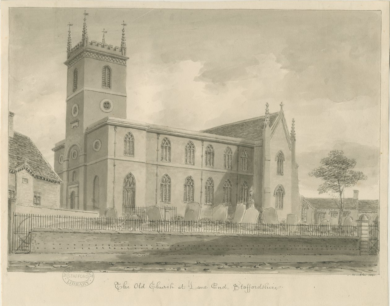 Lane End Church by John Buckler