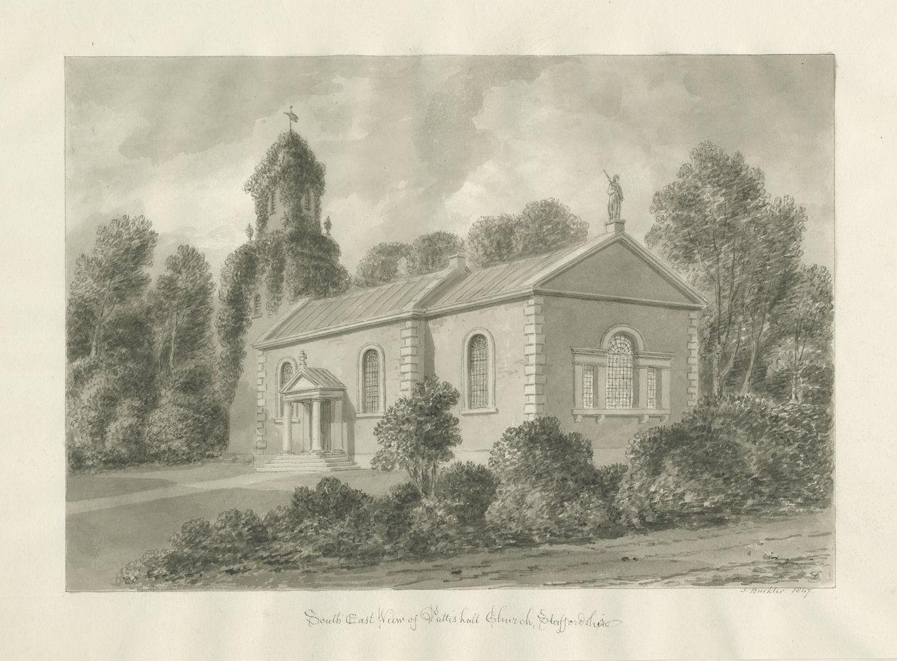Patshull Church by John Buckler