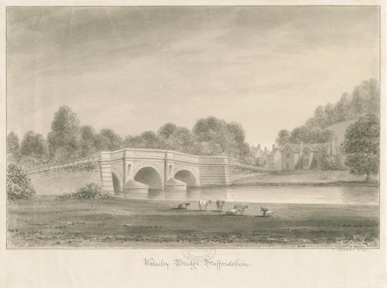 Wolseley Bridge by John Buckler