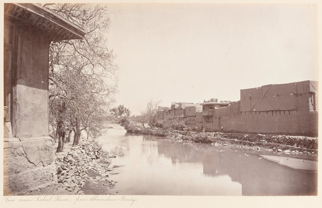 A view of the Kabul River by John Burke