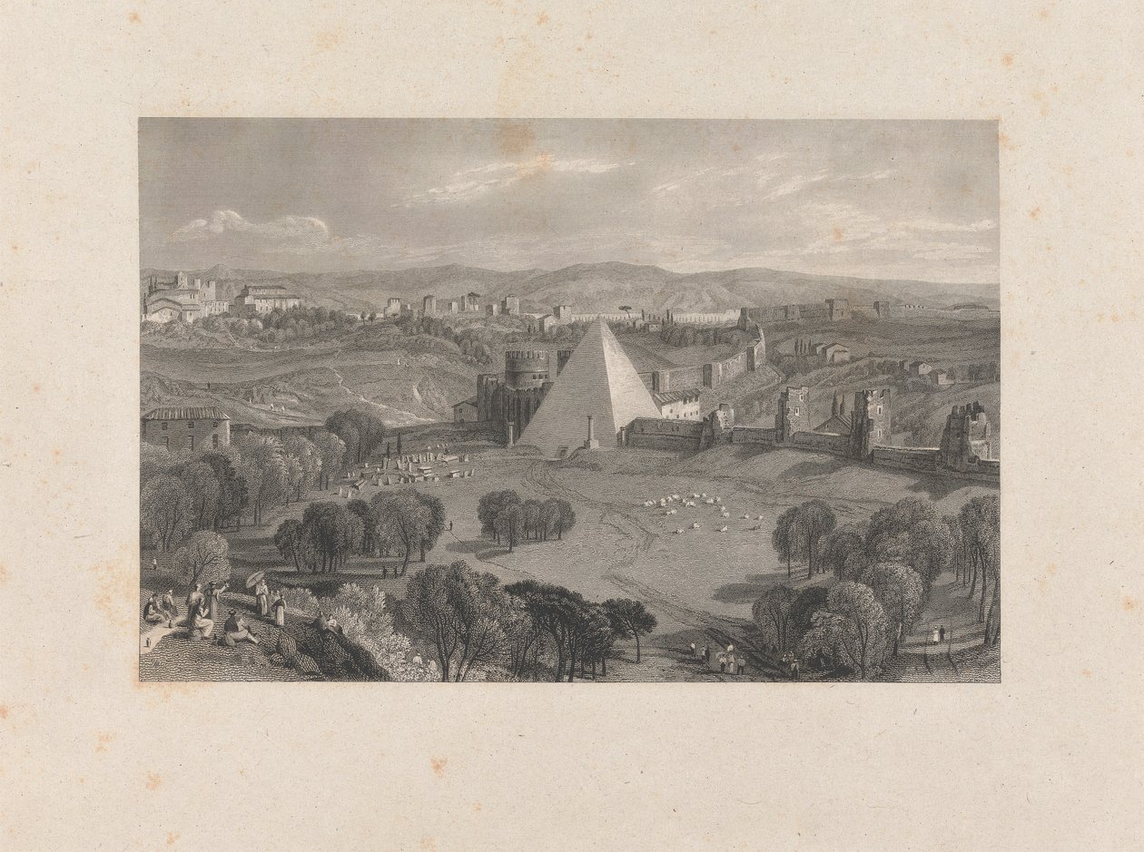 Rome from Monte Testaccio by John Byrne