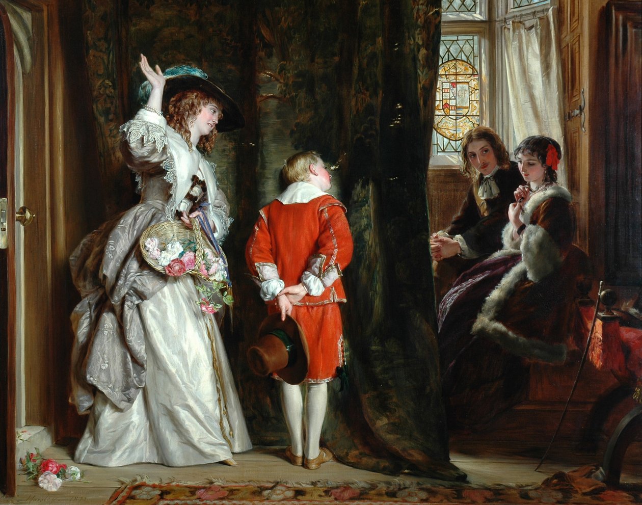 Pay for Peeping by John Callcott Horsley